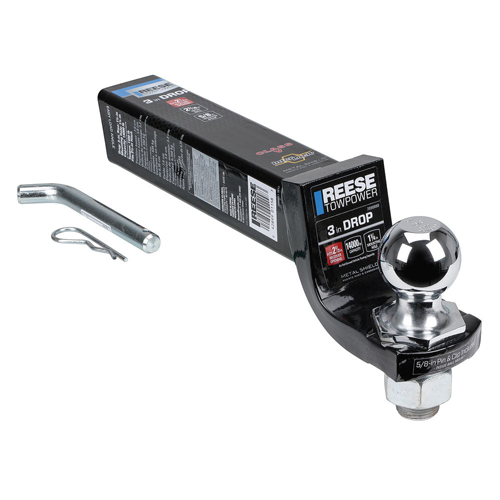 Trailer Hitch Ball Mount,Fixed Ball Mount