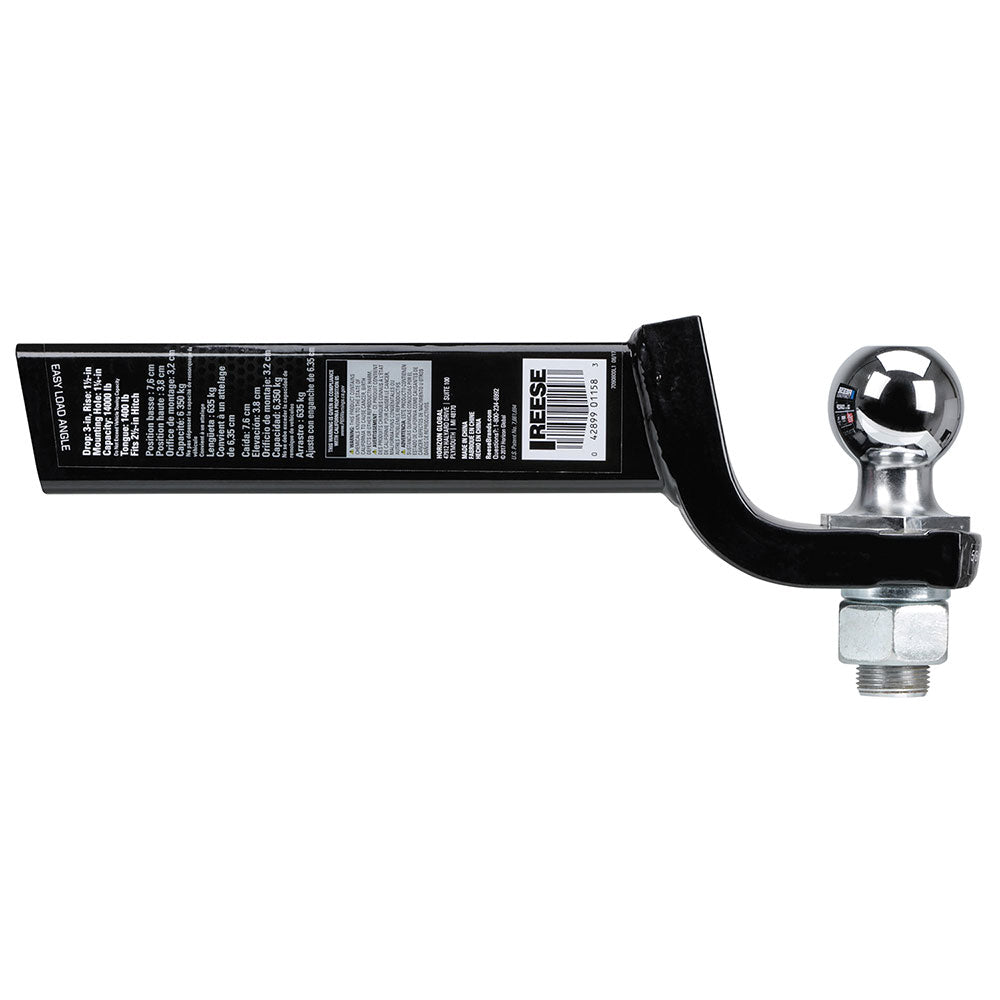 Trailer Hitch Ball Mount,Fixed Ball Mount