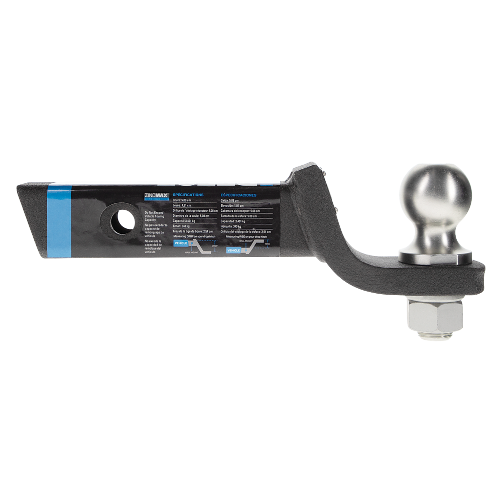 Trailer Hitch Ball Mount,Fixed Ball Mount