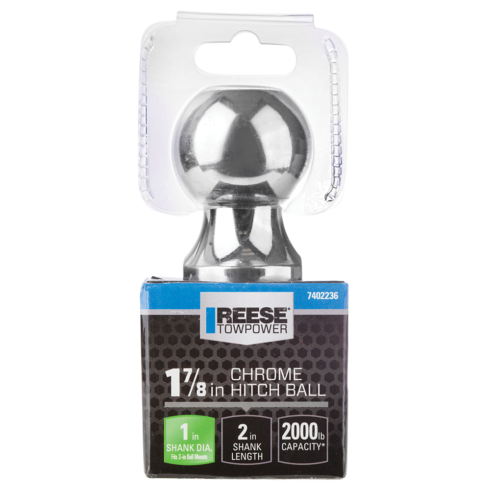 Trailer Hitch Ball,1-7/8 Inch Ball