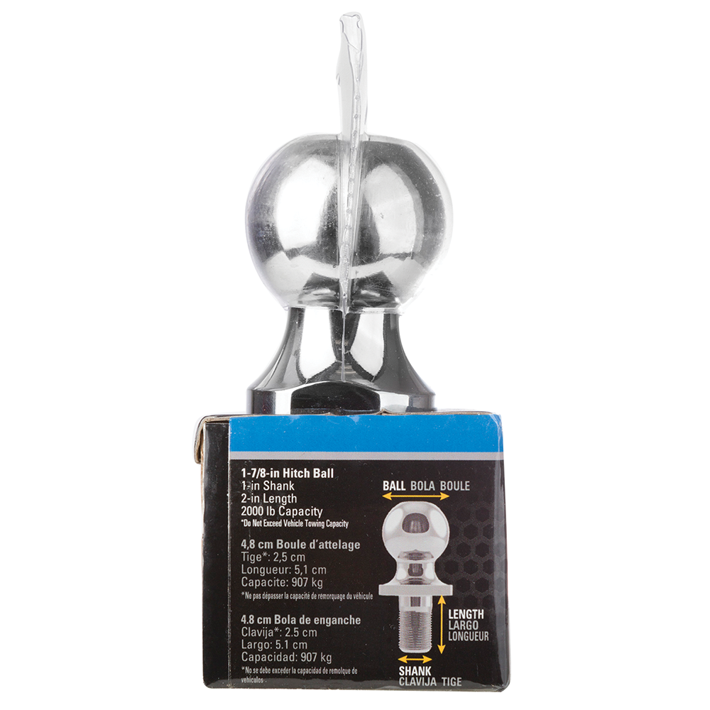 Trailer Hitch Ball,1-7/8 Inch Ball