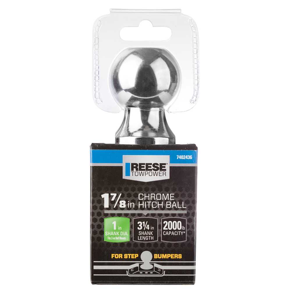 Trailer Hitch Ball,1-7/8 Inch Ball