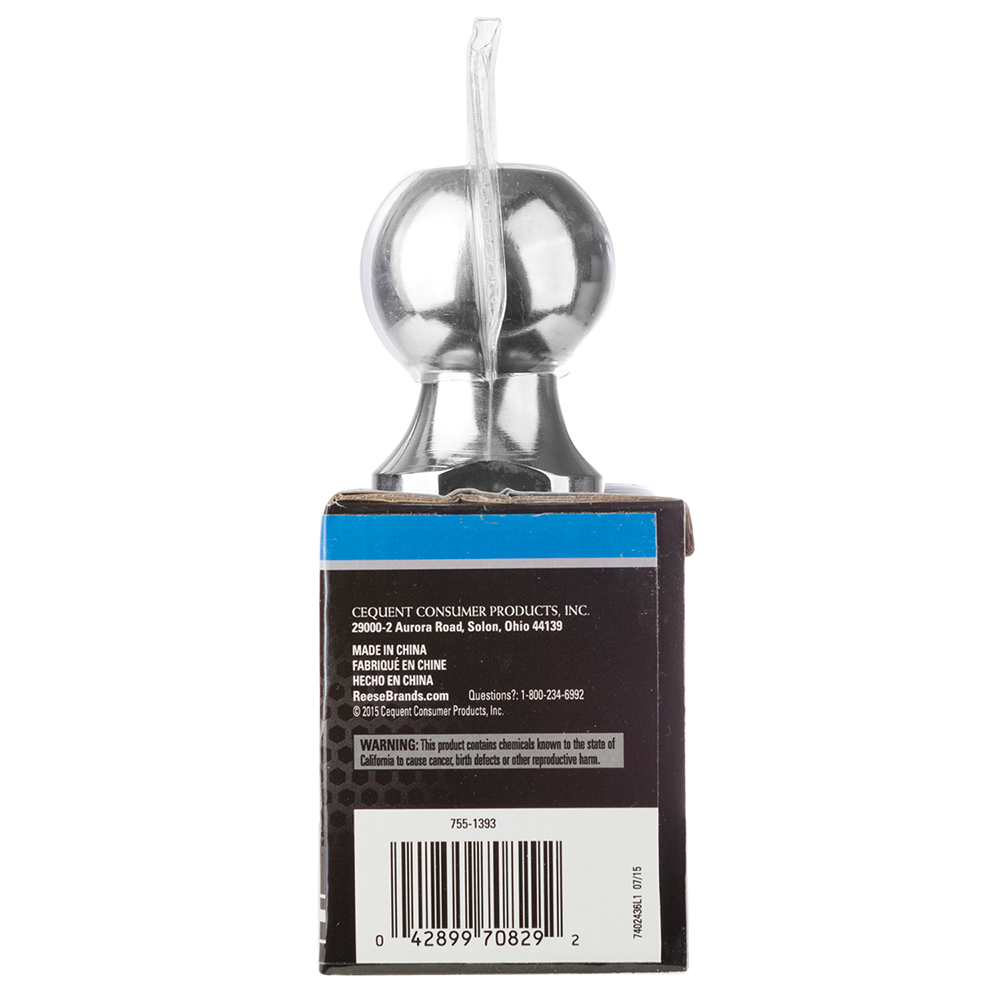 Trailer Hitch Ball,1-7/8 Inch Ball