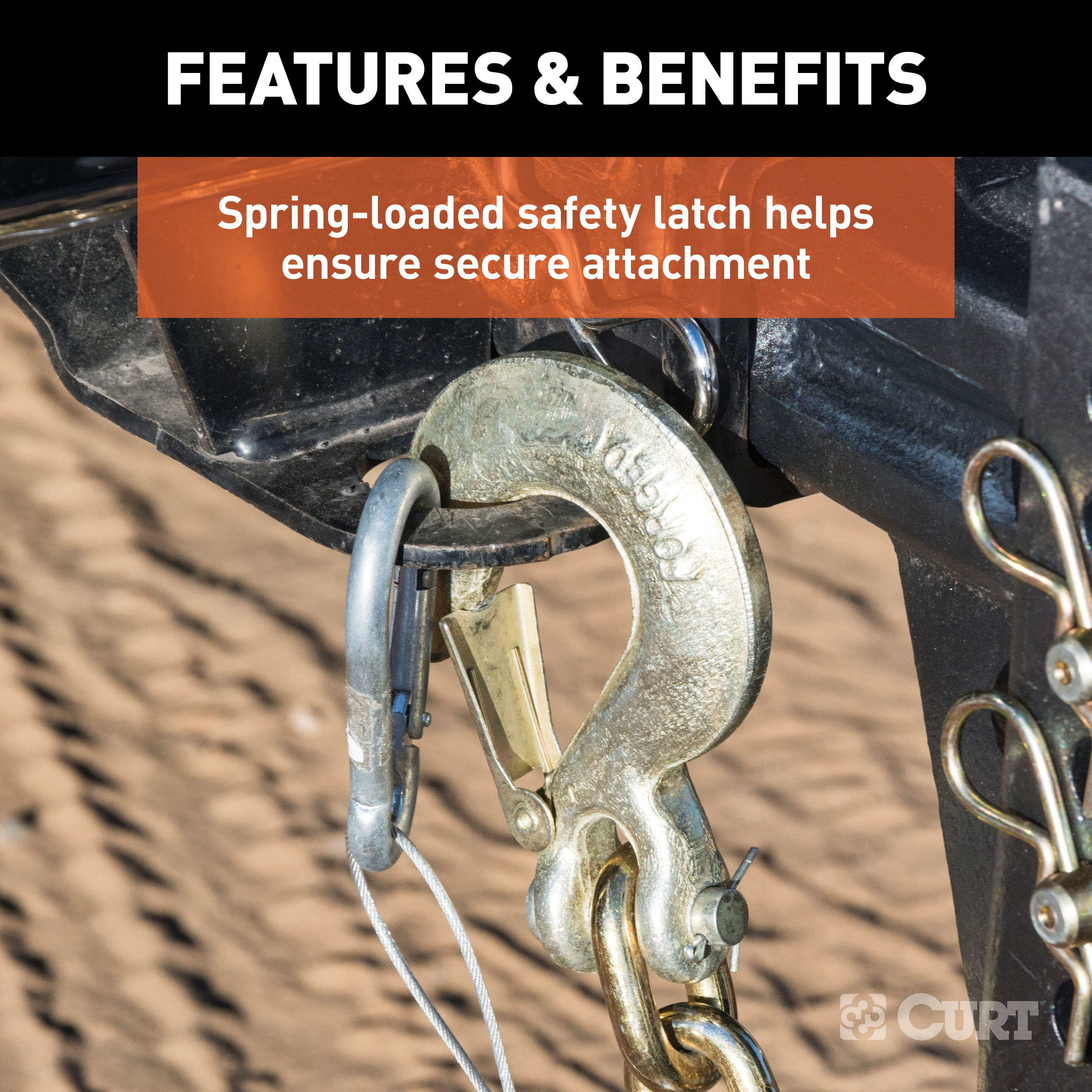 RV Flat Towing Parts,Tow Bar Safety Chains and Cables