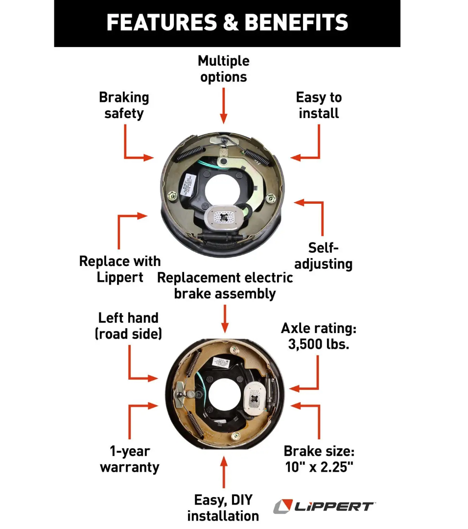 Trailer Brakes,Electric Drum Brake Assemblies