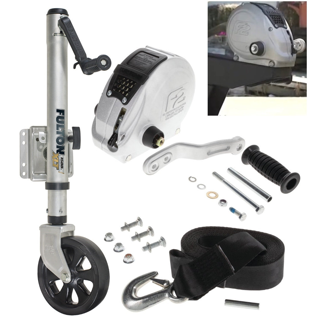 Boat Trailer Jacks,Bolt-Thru Style Swivel Bracket Jack