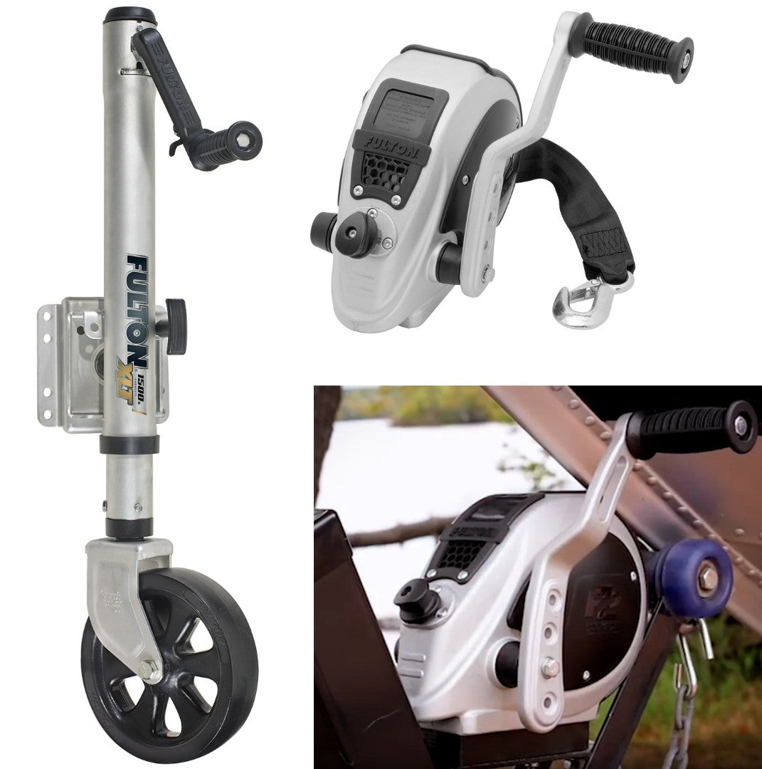 Boat Trailer Jacks,Bolt-Thru Style Swivel Bracket Jack