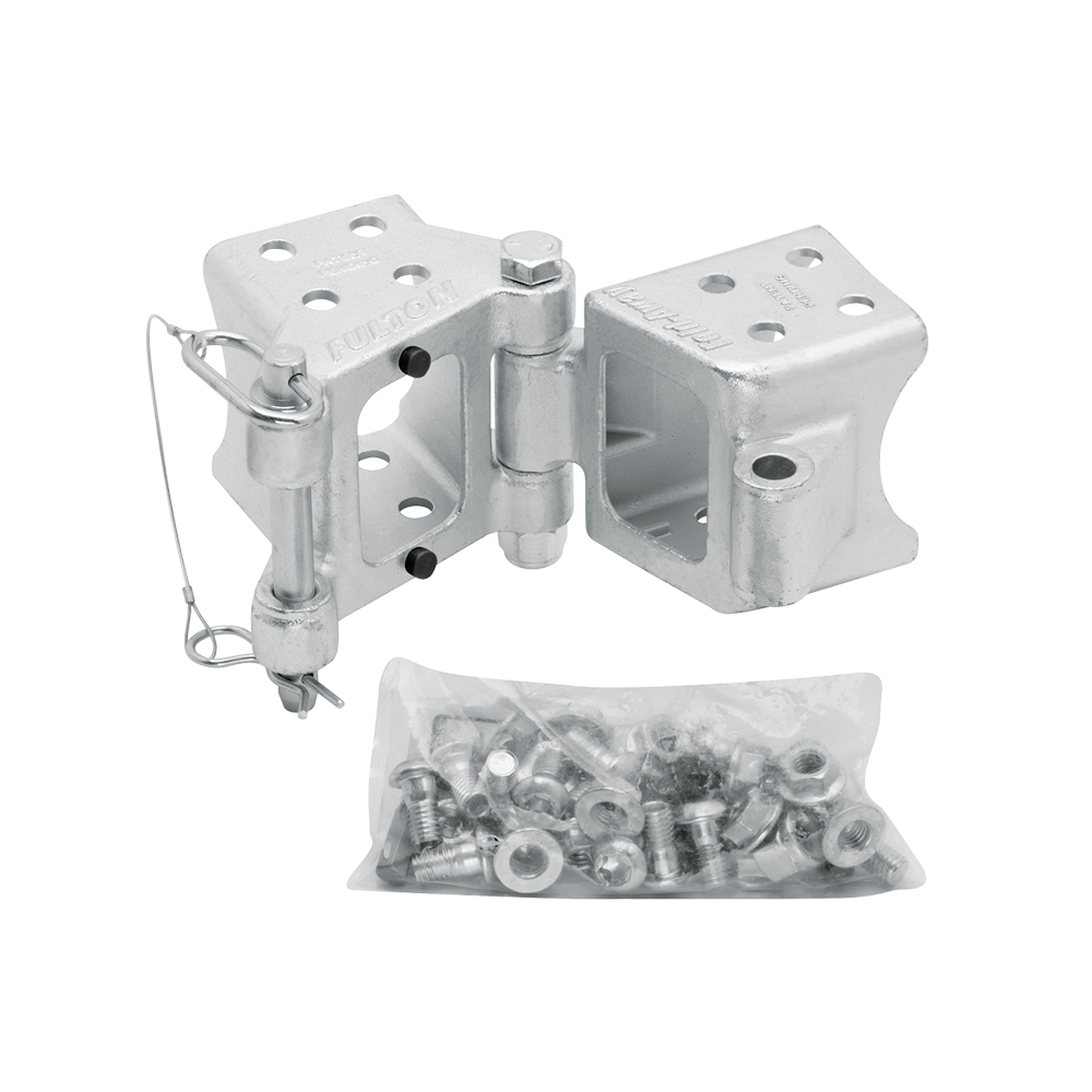 Swing Away Trailer Tongue,Zinc Plated Bolt-On Hinge Kits