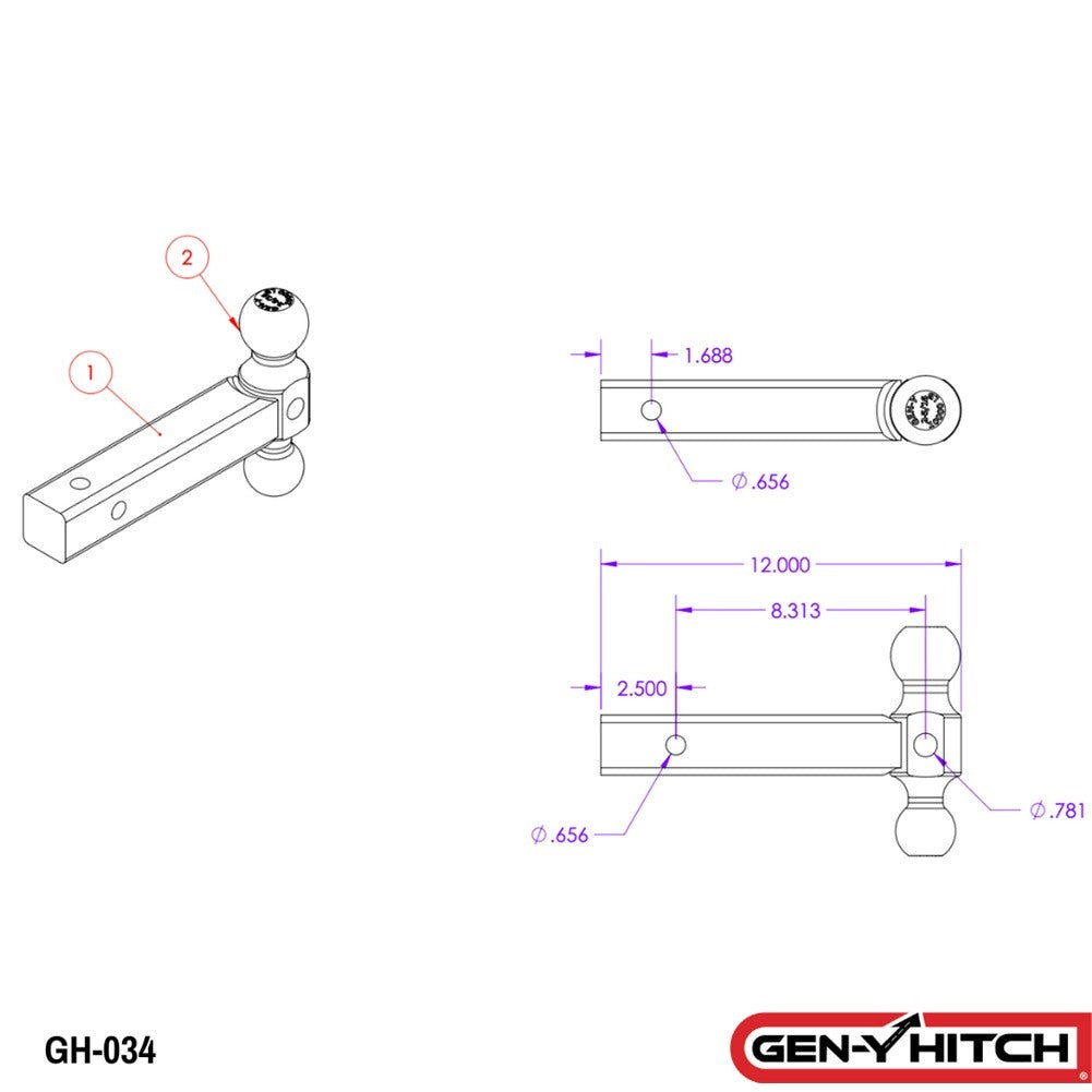 Trailer Hitch Ball Mount,Parts and Accessories