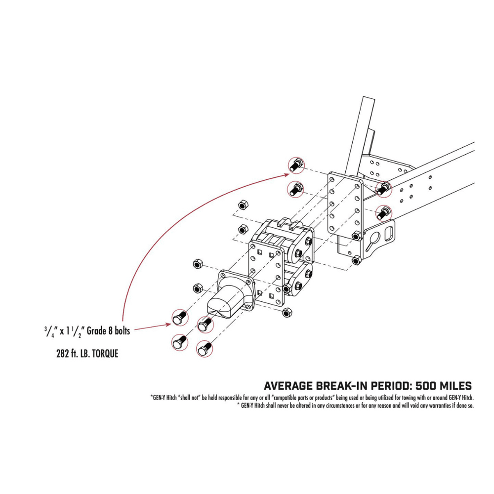 Specialty Towing Components,Pintle Mounting Plate