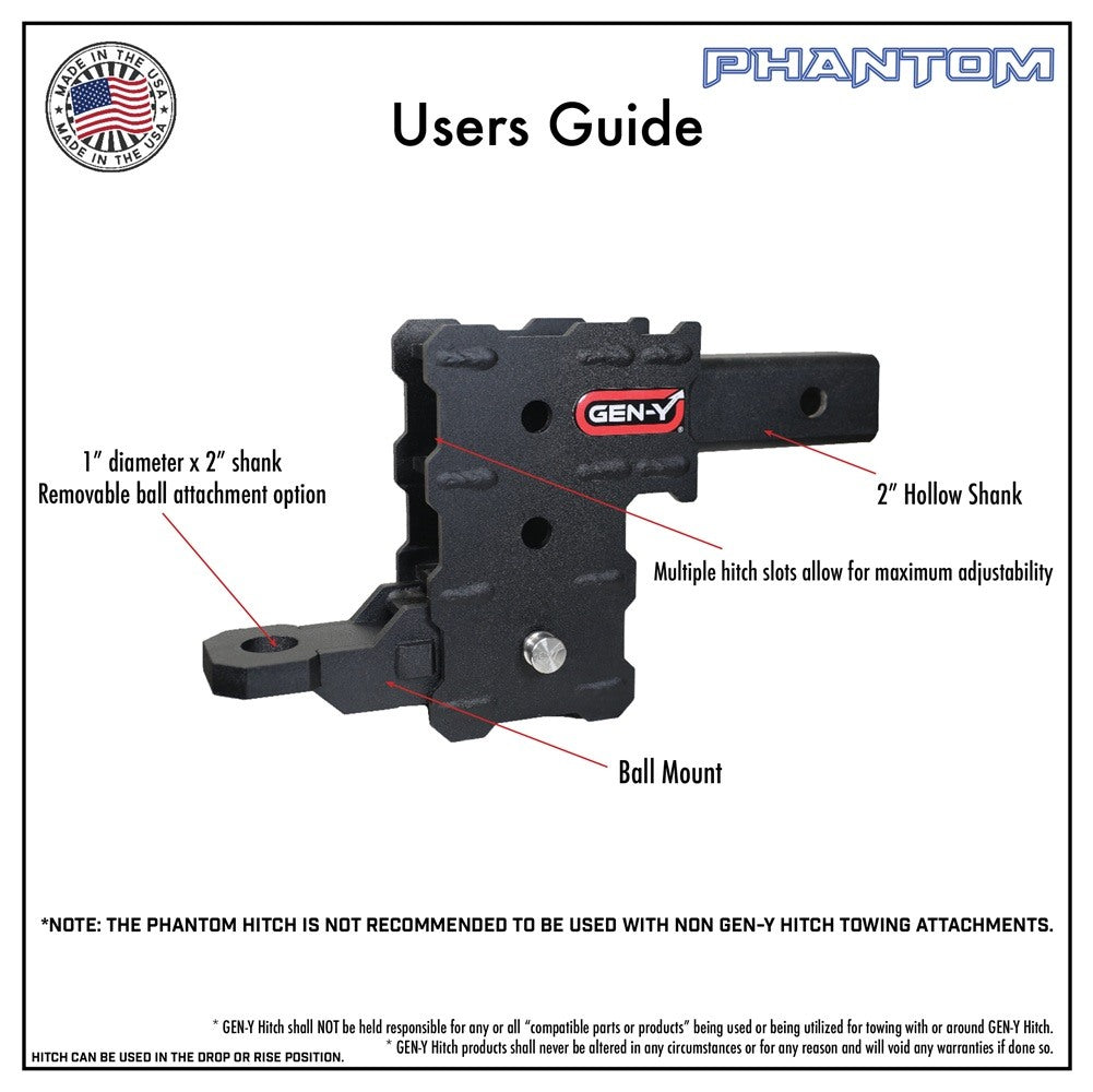 Trailer Hitch Ball Mount,Adjustable Ball Mount