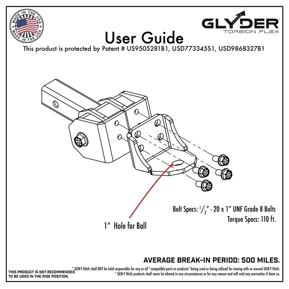 Trailer Hitch Ball Mount,Fixed Ball Mount