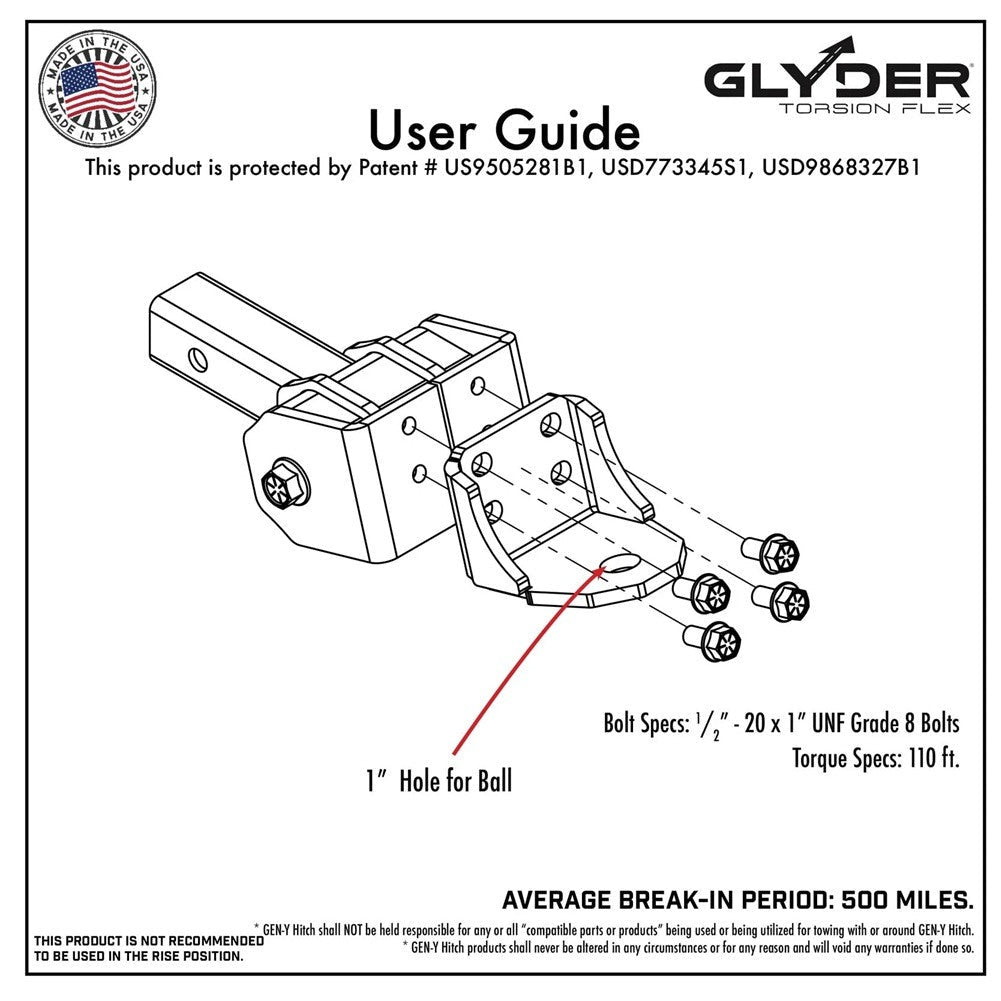 Trailer Hitch Ball Mount,Fixed Ball Mount
