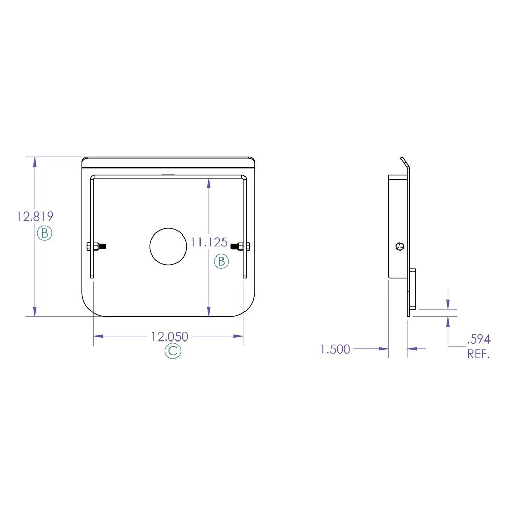 5th Wheel Pin Box,Capture Plates