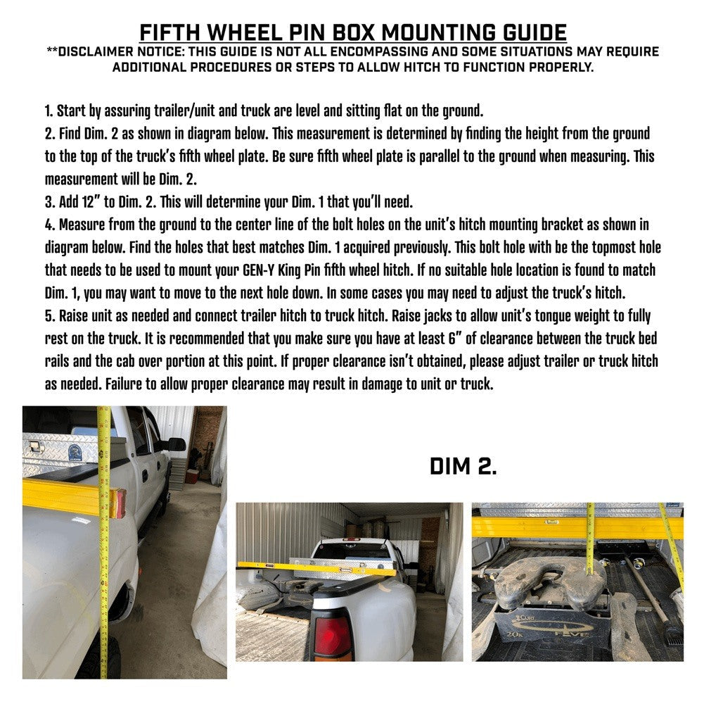 5th Wheel Pin Box,Pin Box Upgrade and Sidewinder