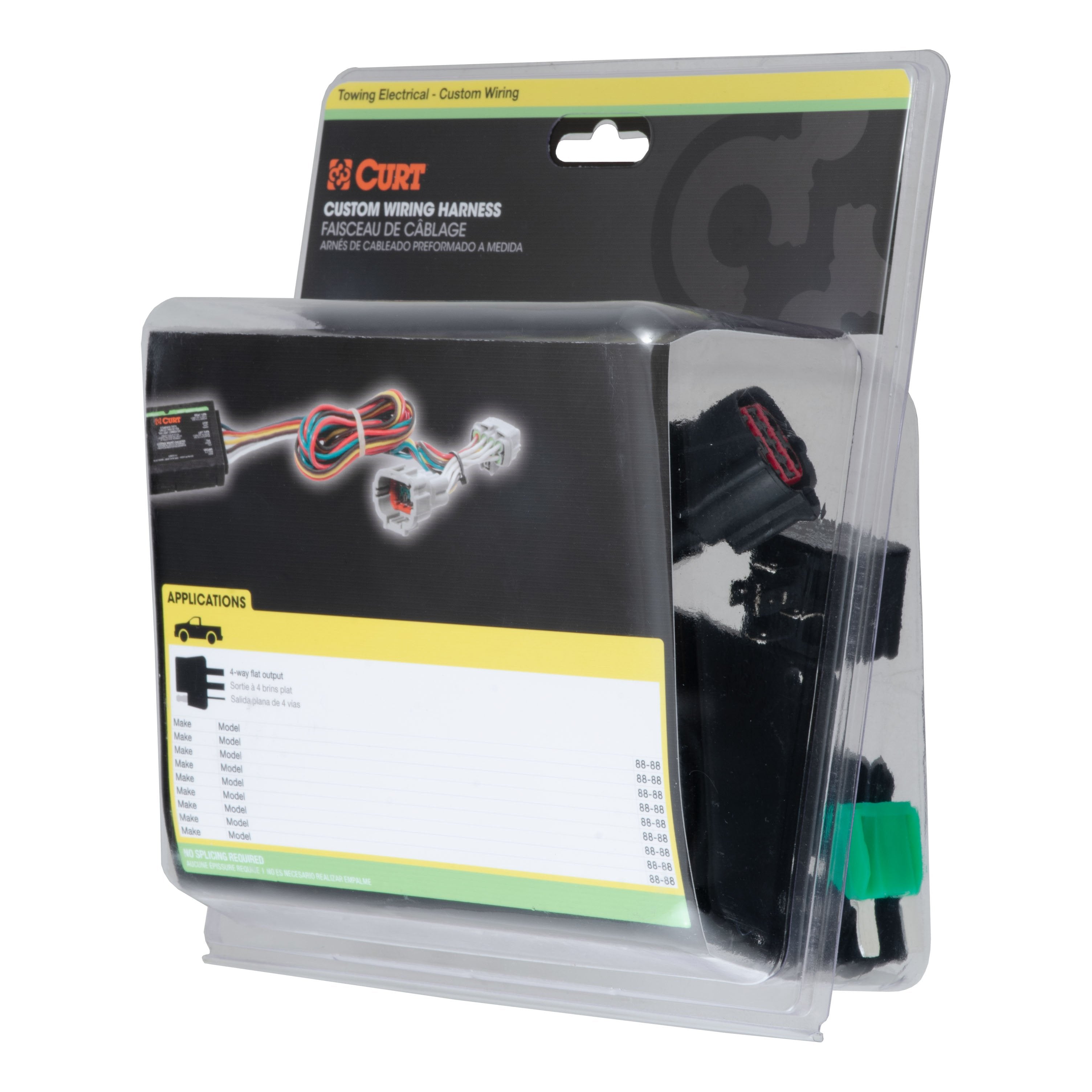 Trailer Wiring 7-Way Plug w/ Bracket