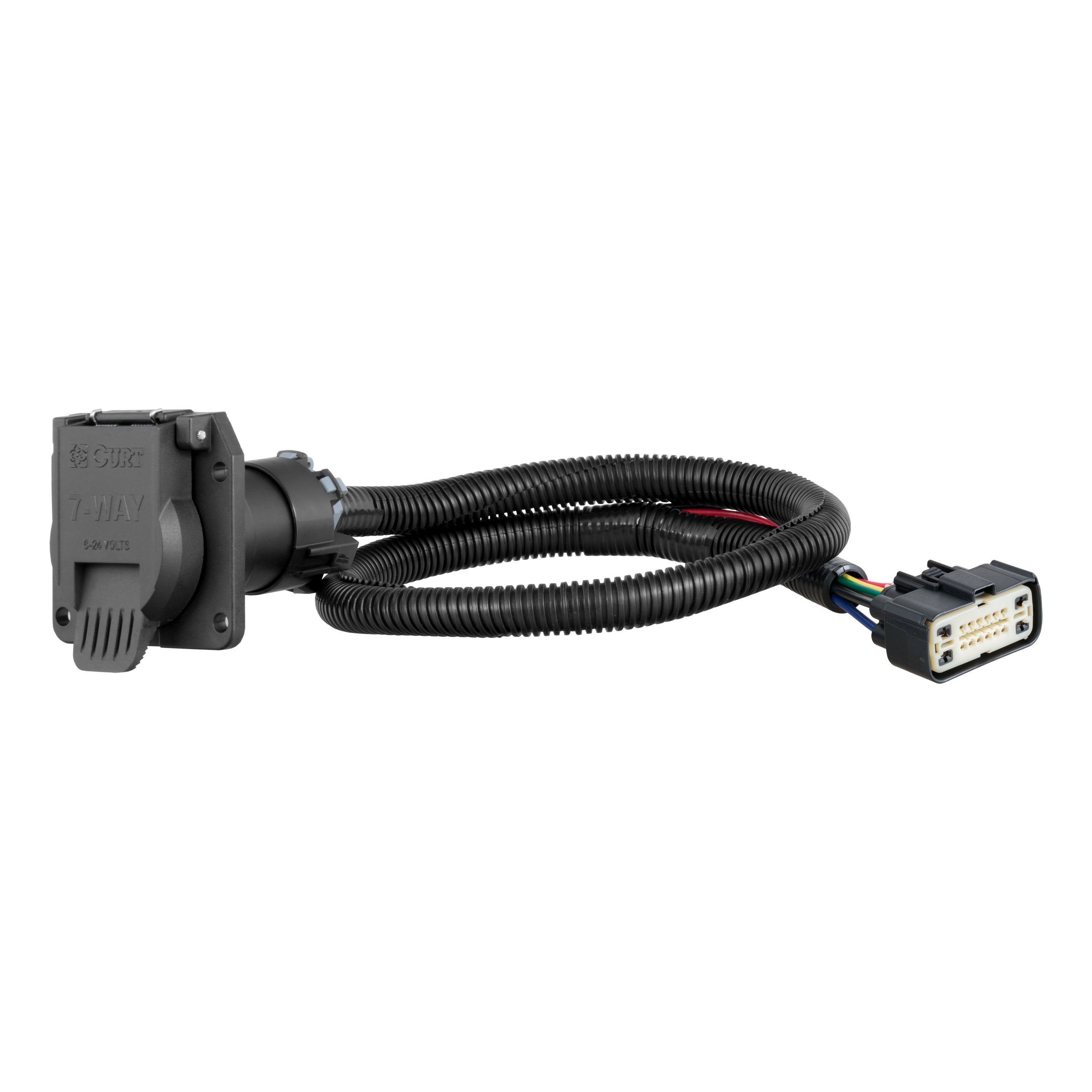 Trailer Wiring 7-Way Plug w/ Bracket