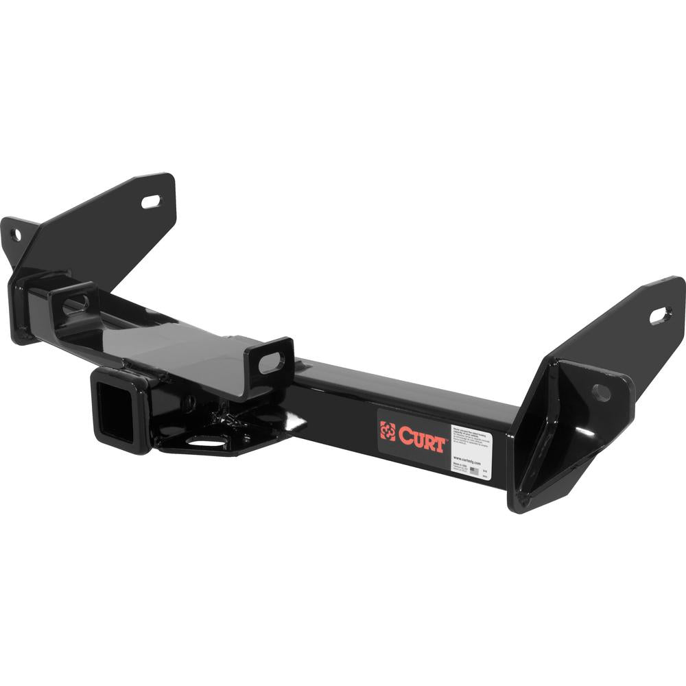 Curt Class 4 Trailer Hitch for Ford F150, Lincoln Mark LT, black square tube