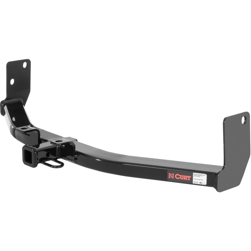 Side view of Curt 12070 trailer hitch for Cadillac SRX, Class 2