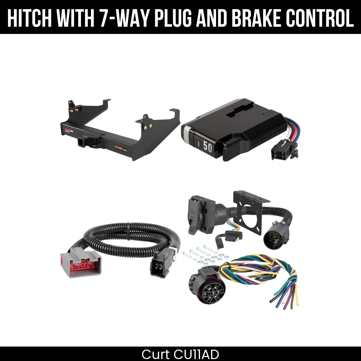 Trailer Hitch , 7-Way , TriFlex NEXT Brake Control