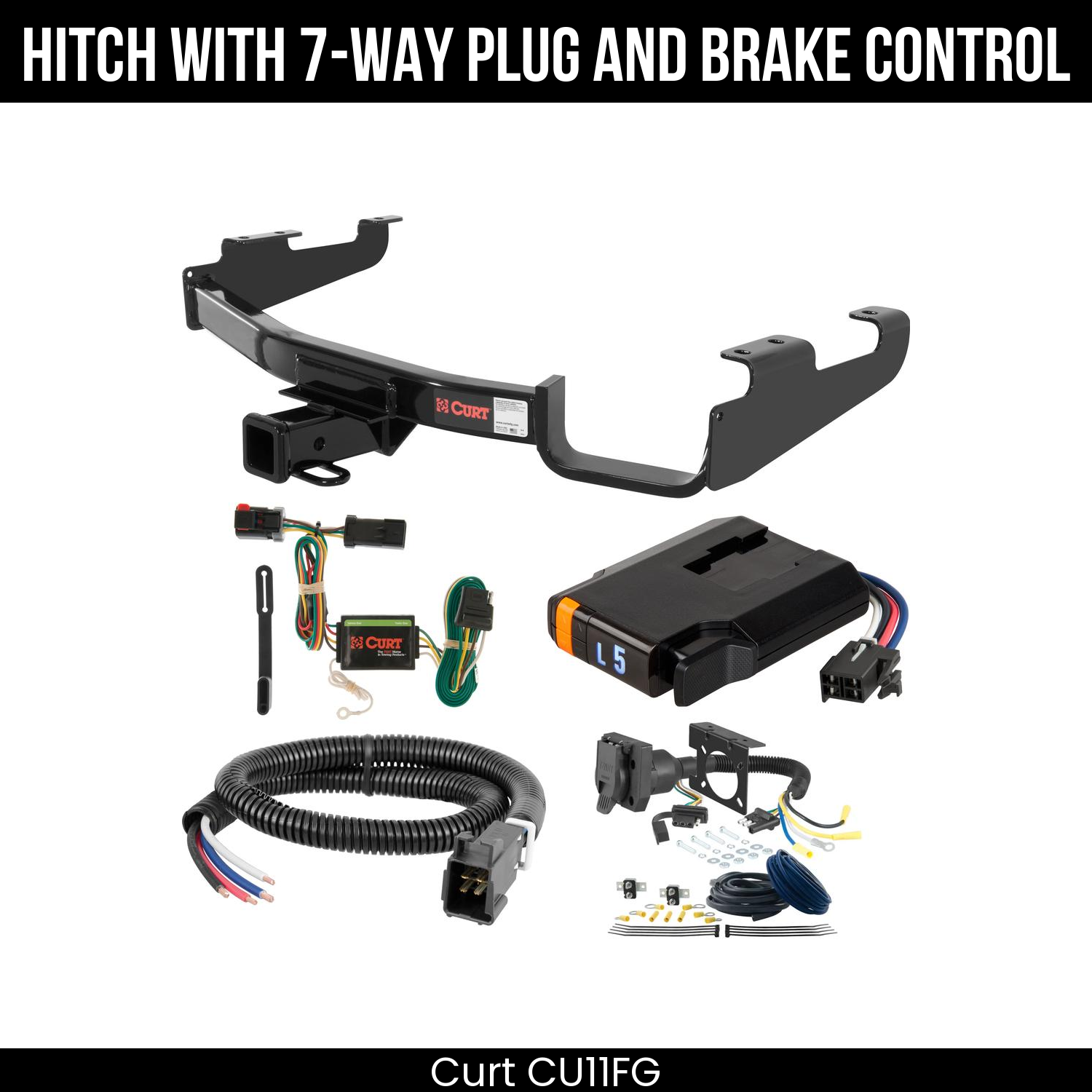 Trailer Hitch , 7-Way , Discovery Next Brake Control