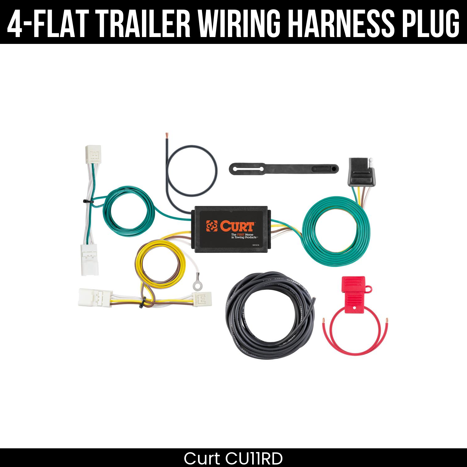 Trailer Wiring 4-Flat Plug Only
