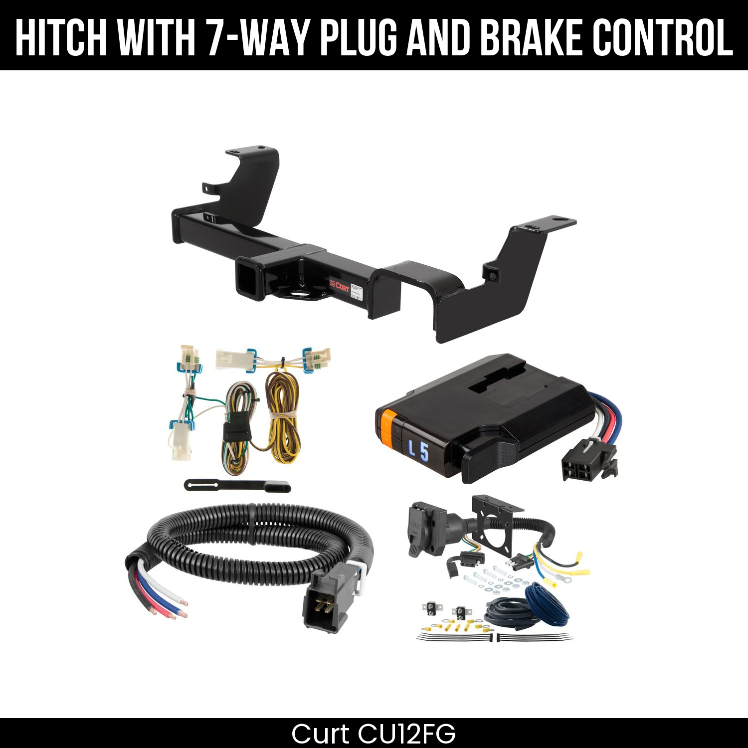 Trailer Hitch , 7-Way , Discovery Next Brake Control