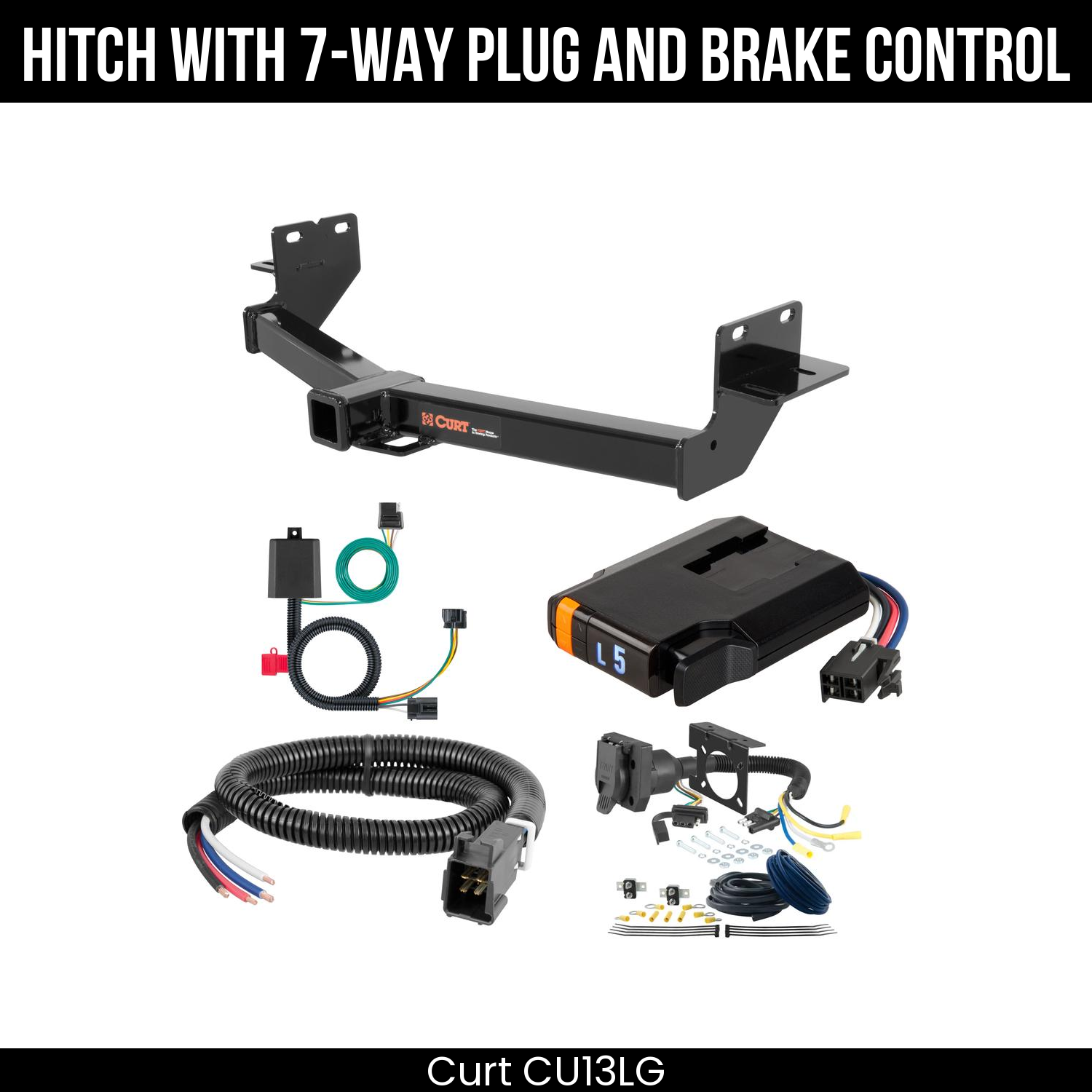 Trailer Hitch , 7-Way , Discovery Next Brake Control