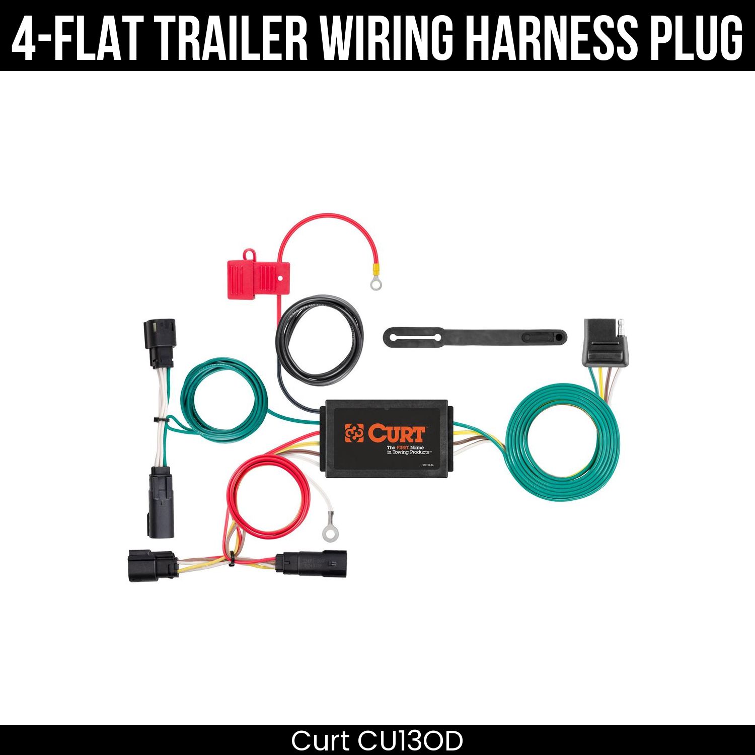 Trailer Wiring 4-Flat Plug Only
