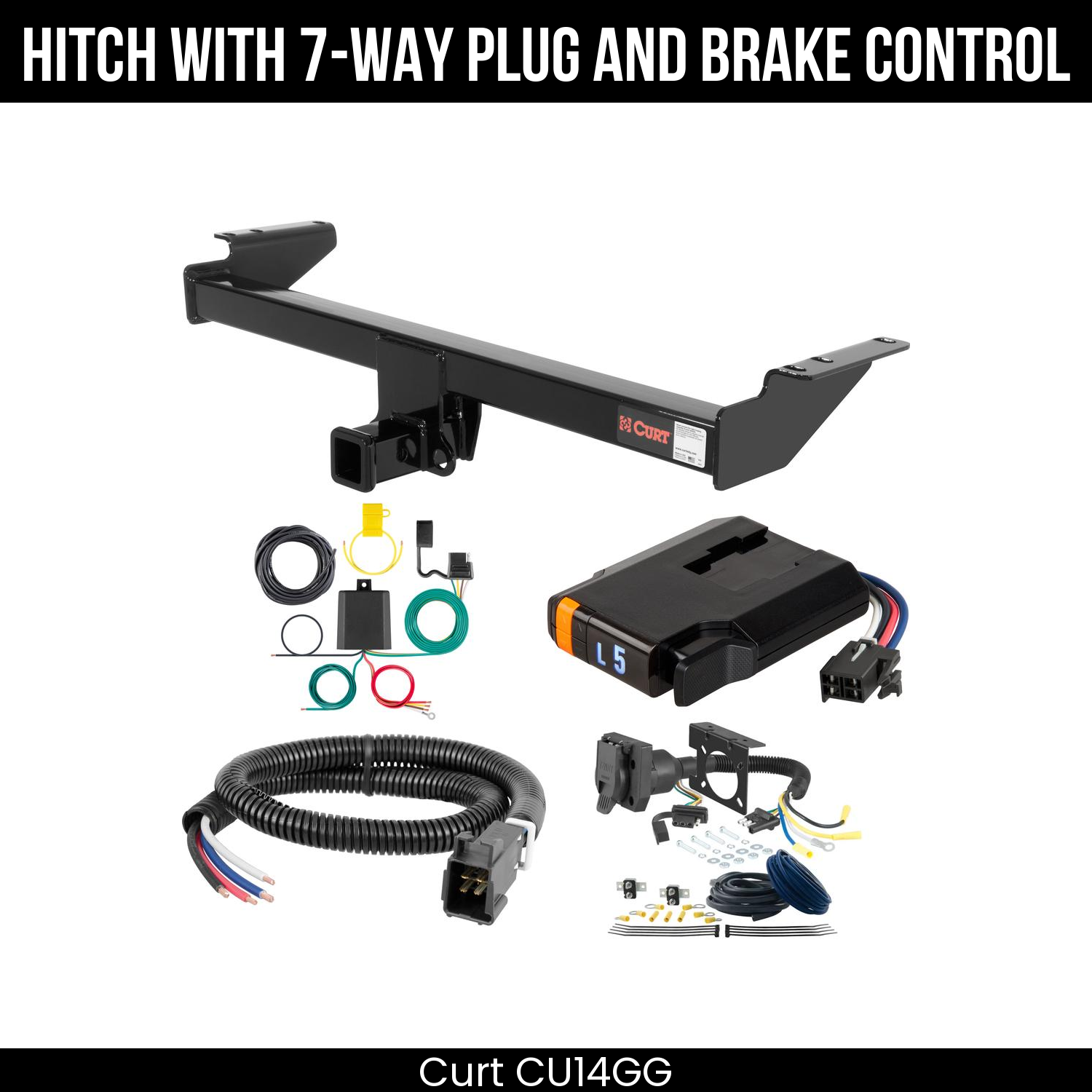 Trailer Hitch , 7-Way , Discovery Next Brake Control