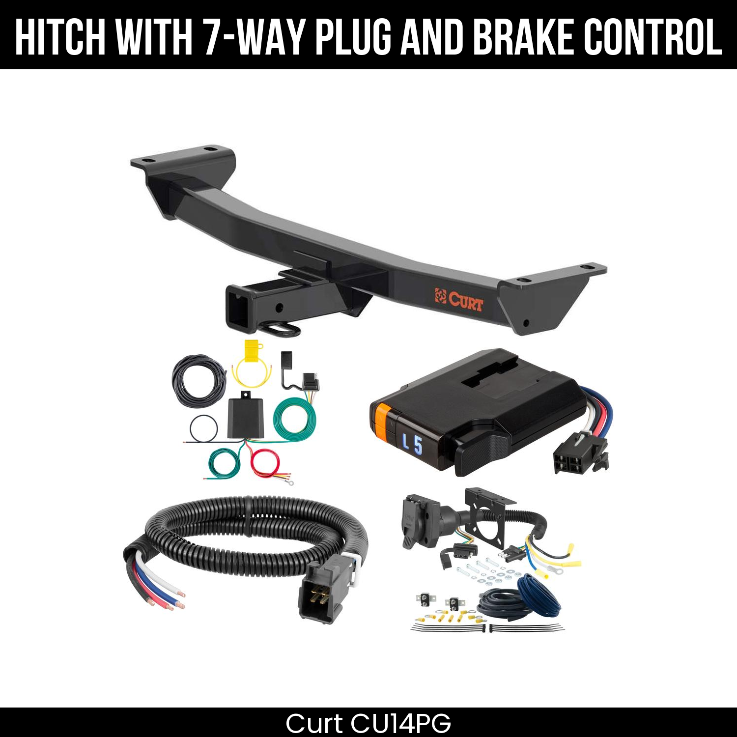 Trailer Hitch , 7-Way , Discovery Next Brake Control