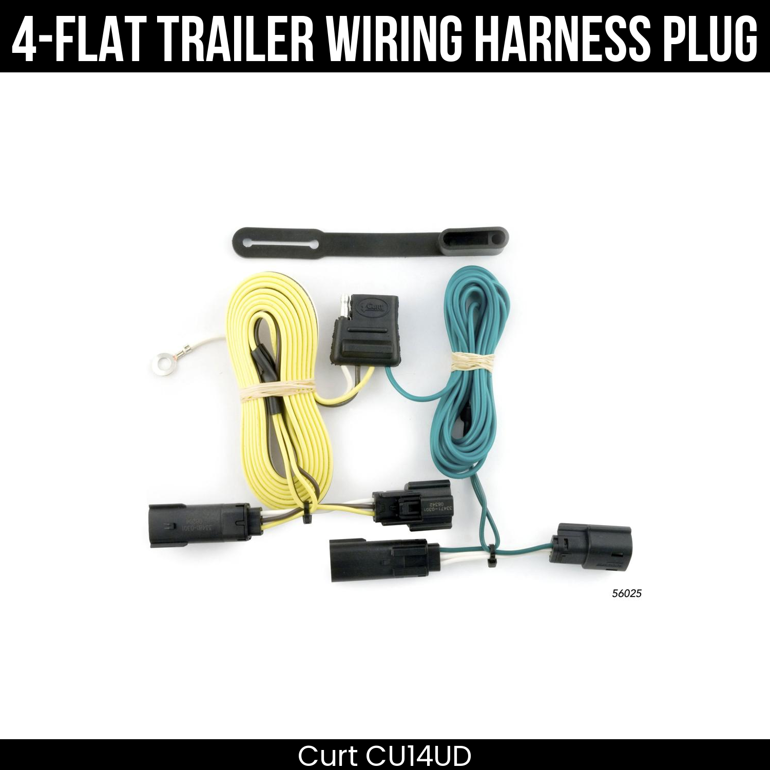 Trailer Wiring 4-Flat Plug Only