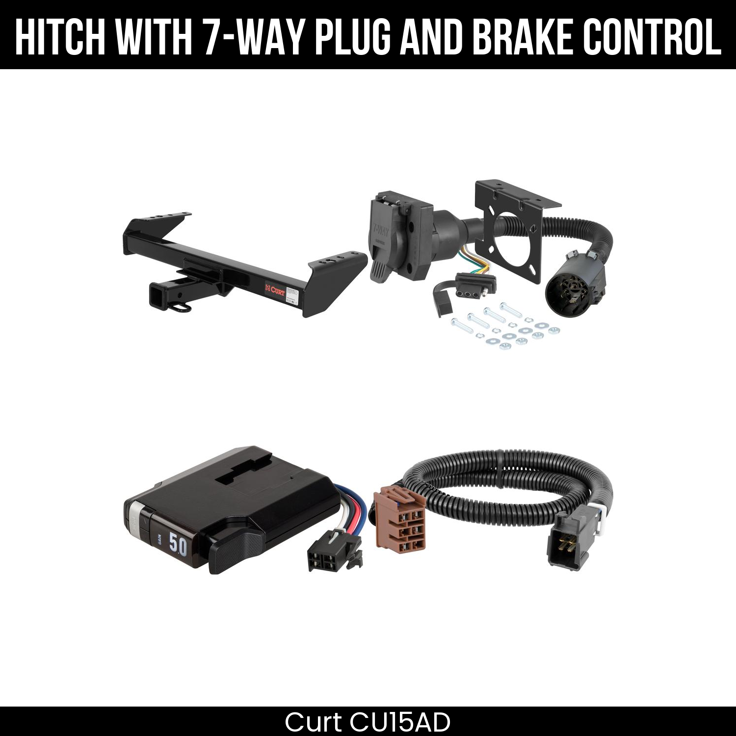 Trailer Hitch , 7-Way , TriFlex NEXT Brake Control