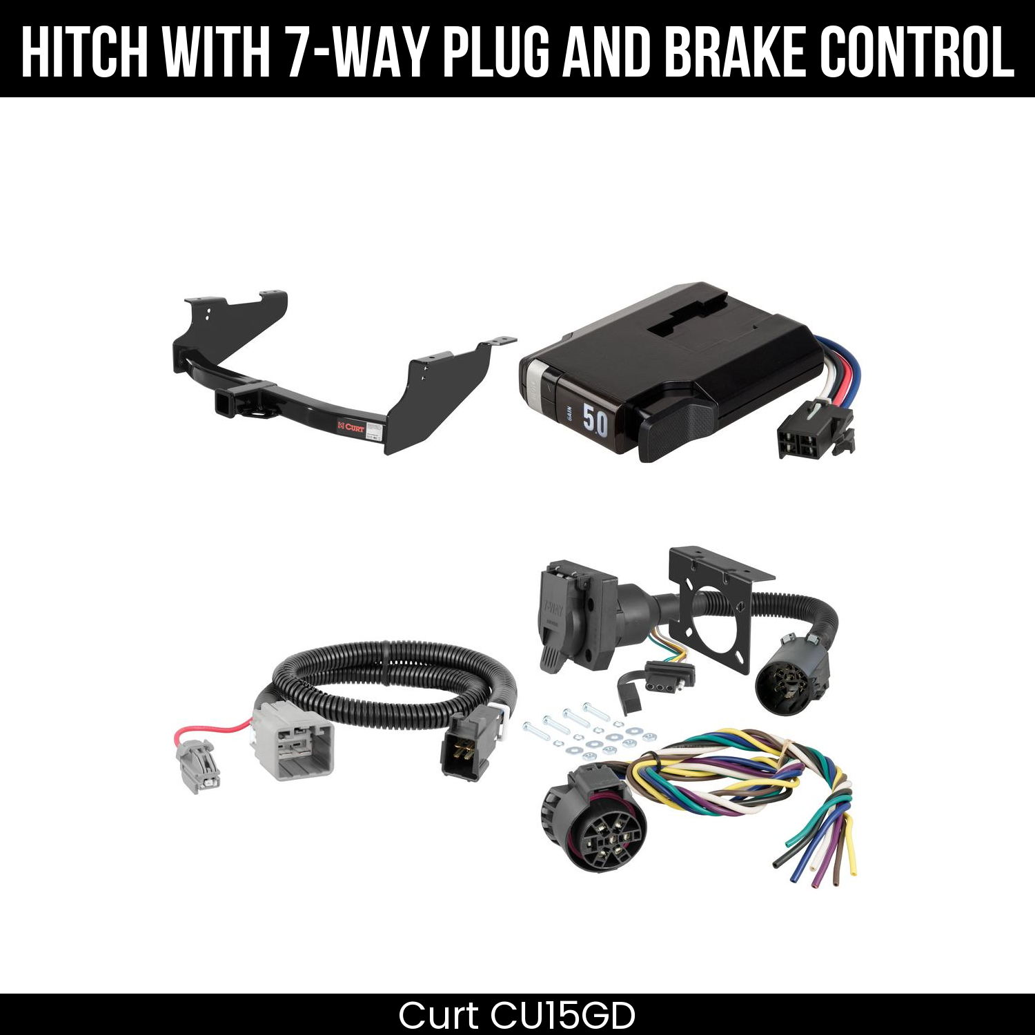 Trailer Hitch , 7-Way , TriFlex NEXT Brake Control