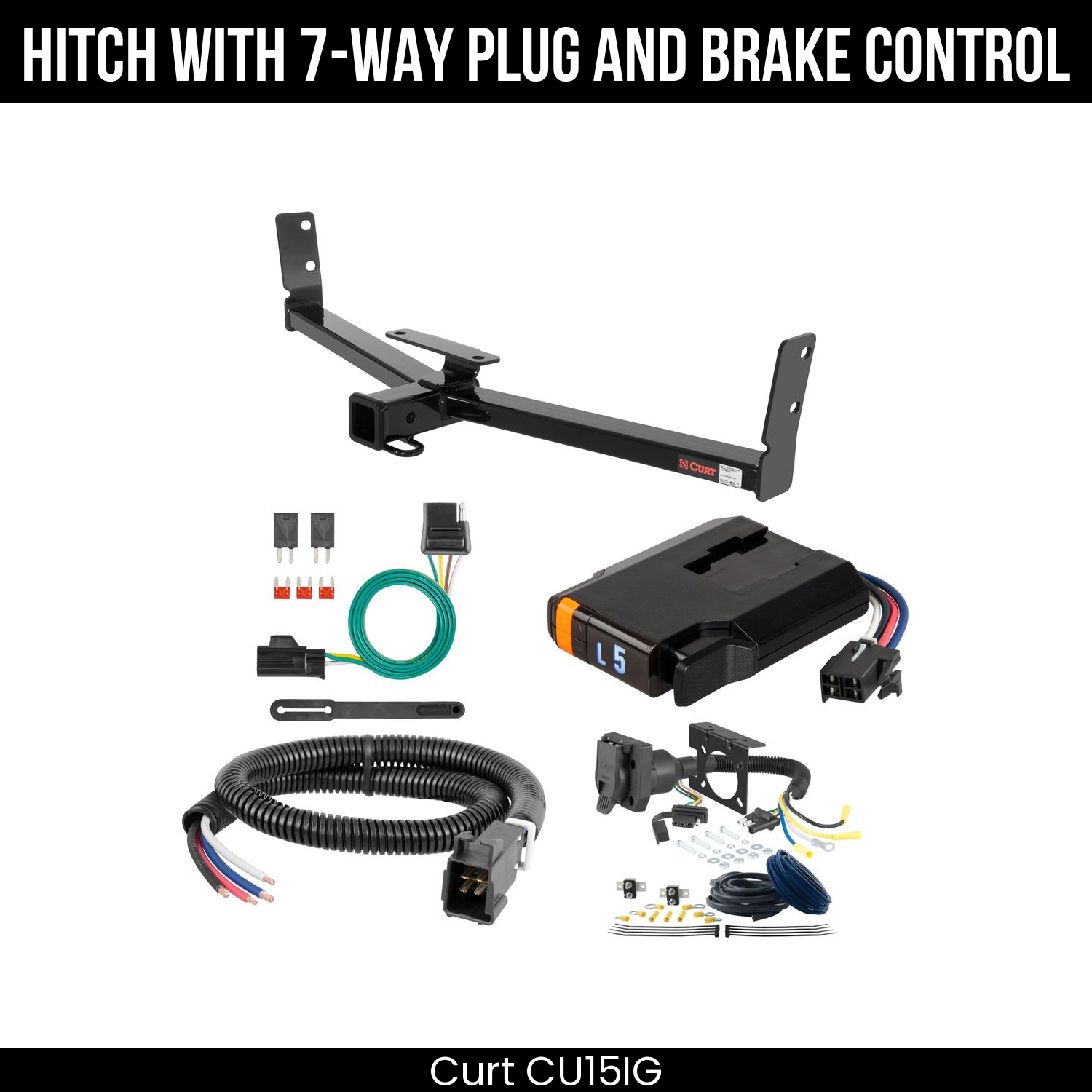 Trailer Hitch , 7-Way , Discovery Next Brake Control