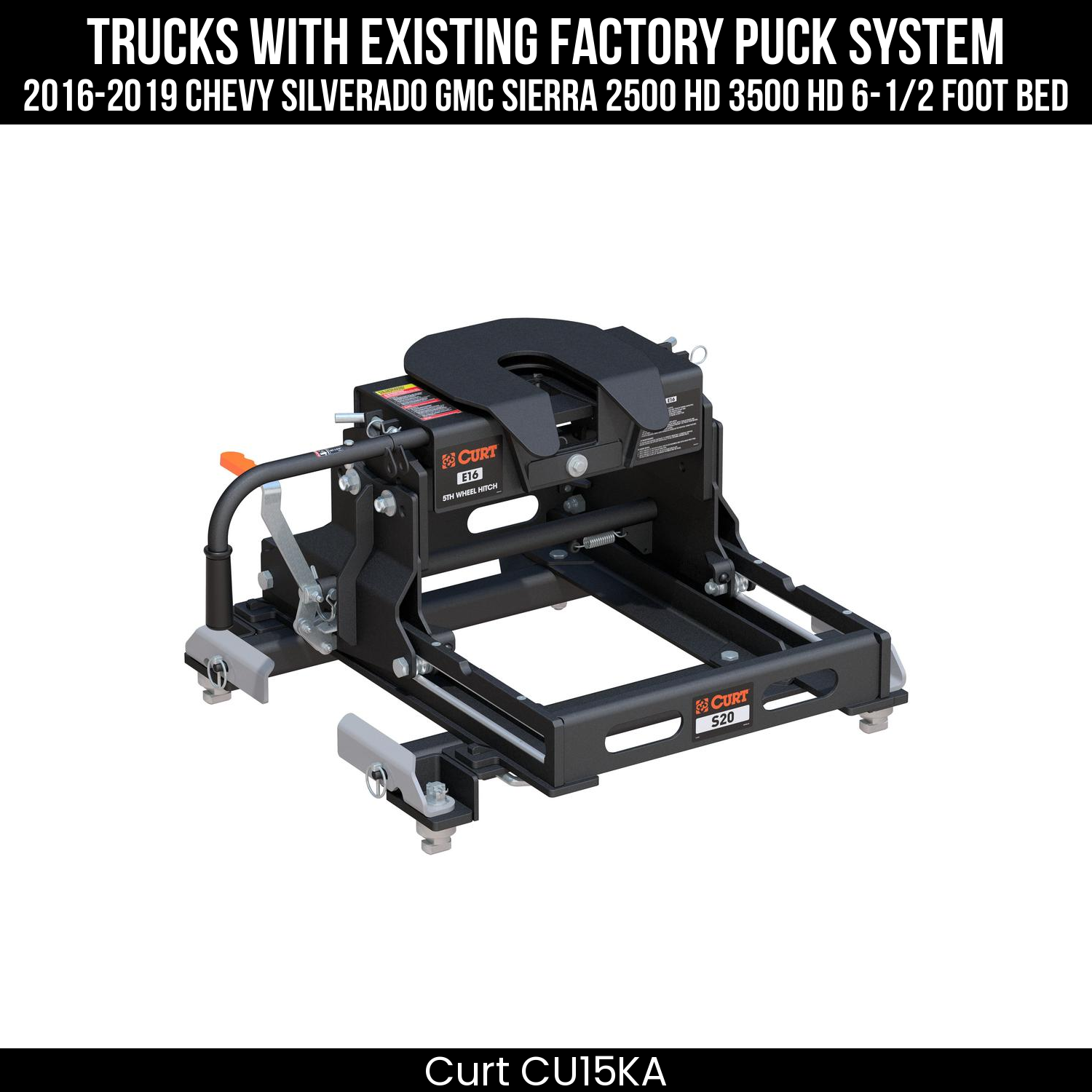 Puck 5th Wheel Roller Adapter,E16 5th Wheel Hitch Head,S20 5th Wheel Slider 20K