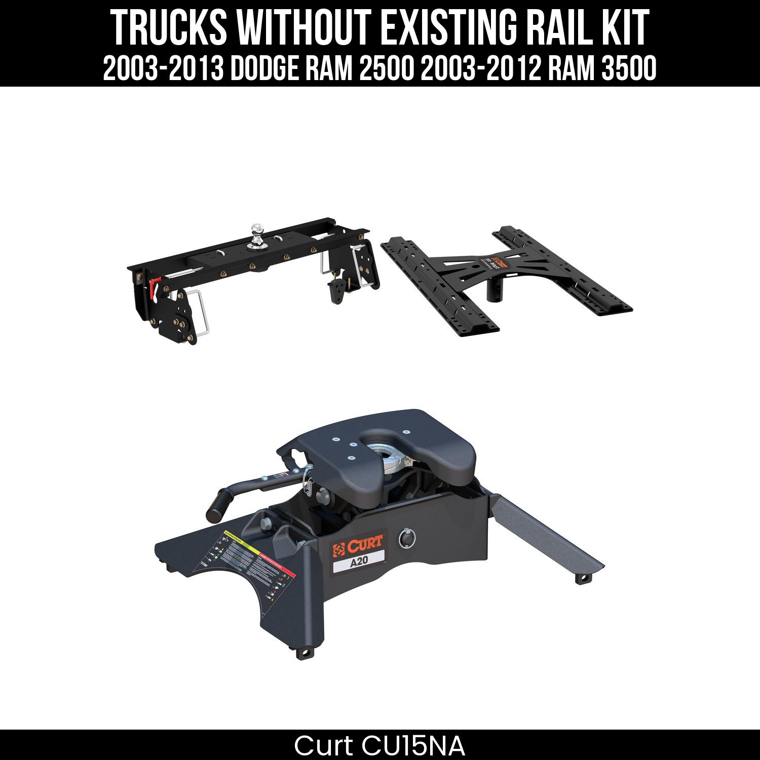 Double Lock Gooseneck Hitch,Under-Bed Gooseneck Install Brackets,X5 Gooseneck-5th Wheel Adapter,A20 5th Wheel Hitch Head,Replacement 5th Wheel Legs