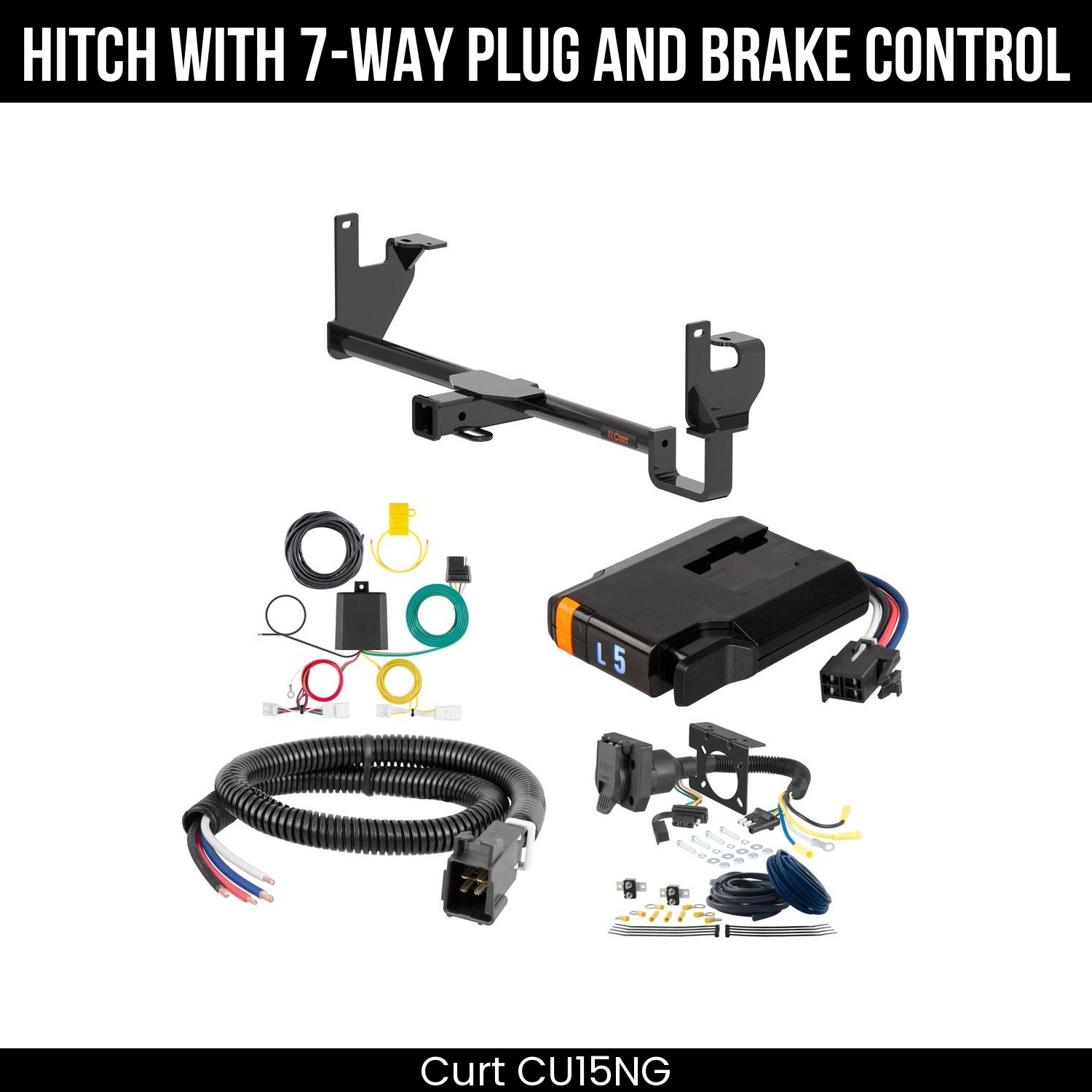 Trailer Hitch , 7-Way , Discovery Next Brake Control