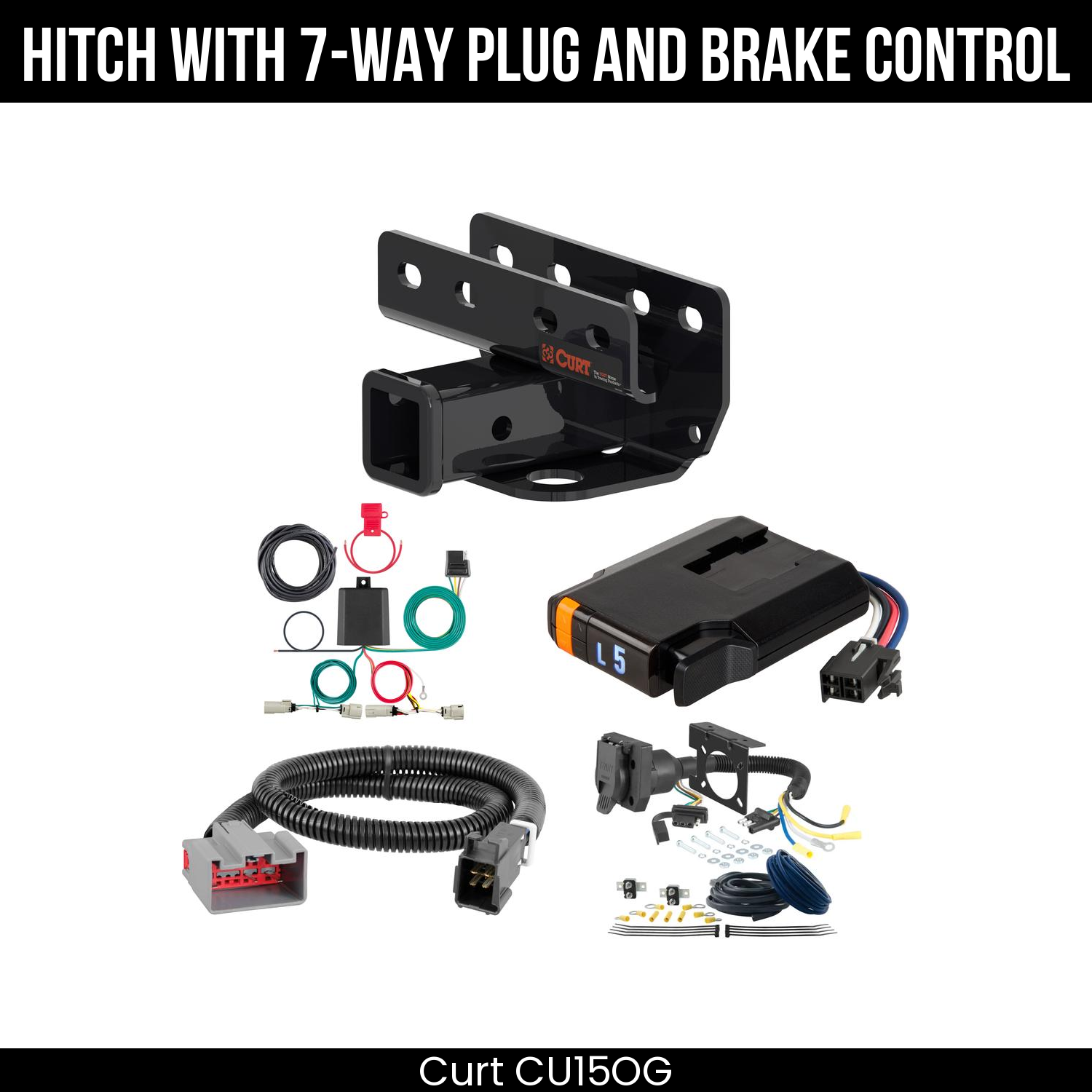 Trailer Hitch , 7-Way , Discovery Next Brake Control