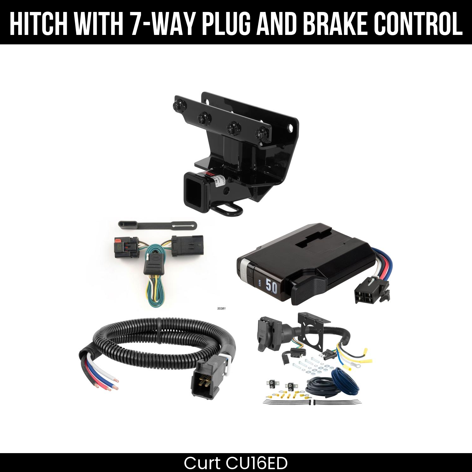 Trailer Hitch , 7-Way , TriFlex NEXT Brake Control