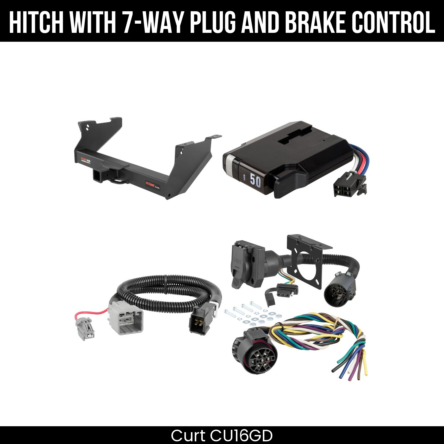 Trailer Hitch , 7-Way , TriFlex NEXT Brake Control