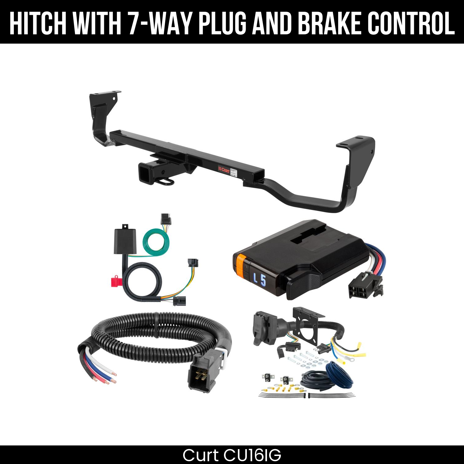 Trailer Hitch , 7-Way , Discovery Next Brake Control