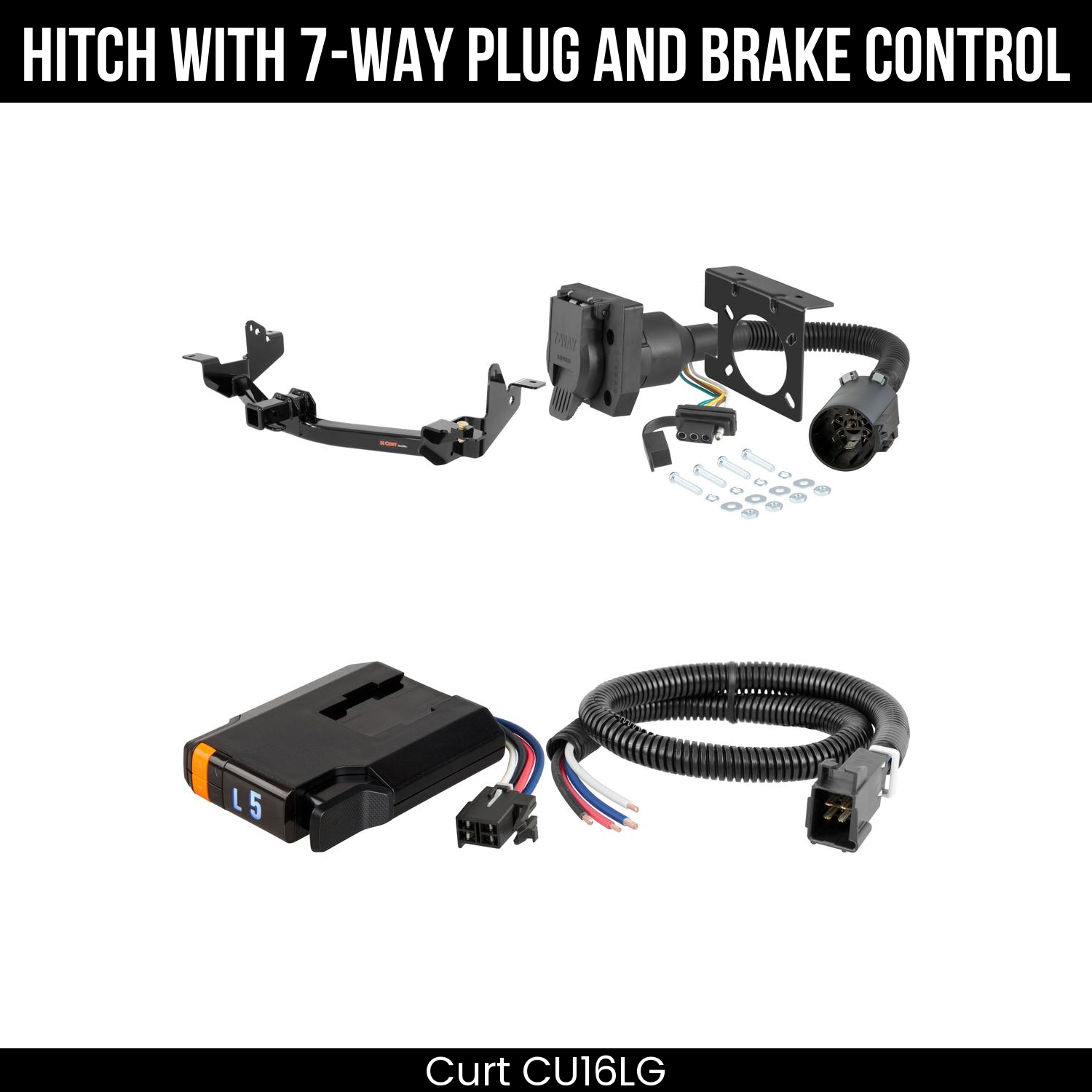 Trailer Hitch , 7-Way , Discovery Next Brake Control