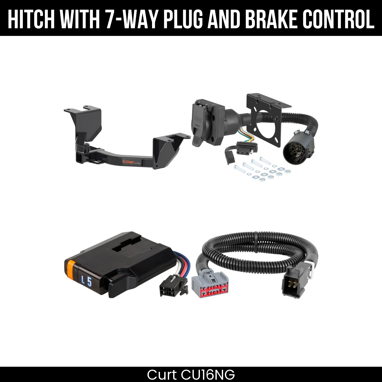 Trailer Hitch , 7-Way , Discovery Next Brake Control