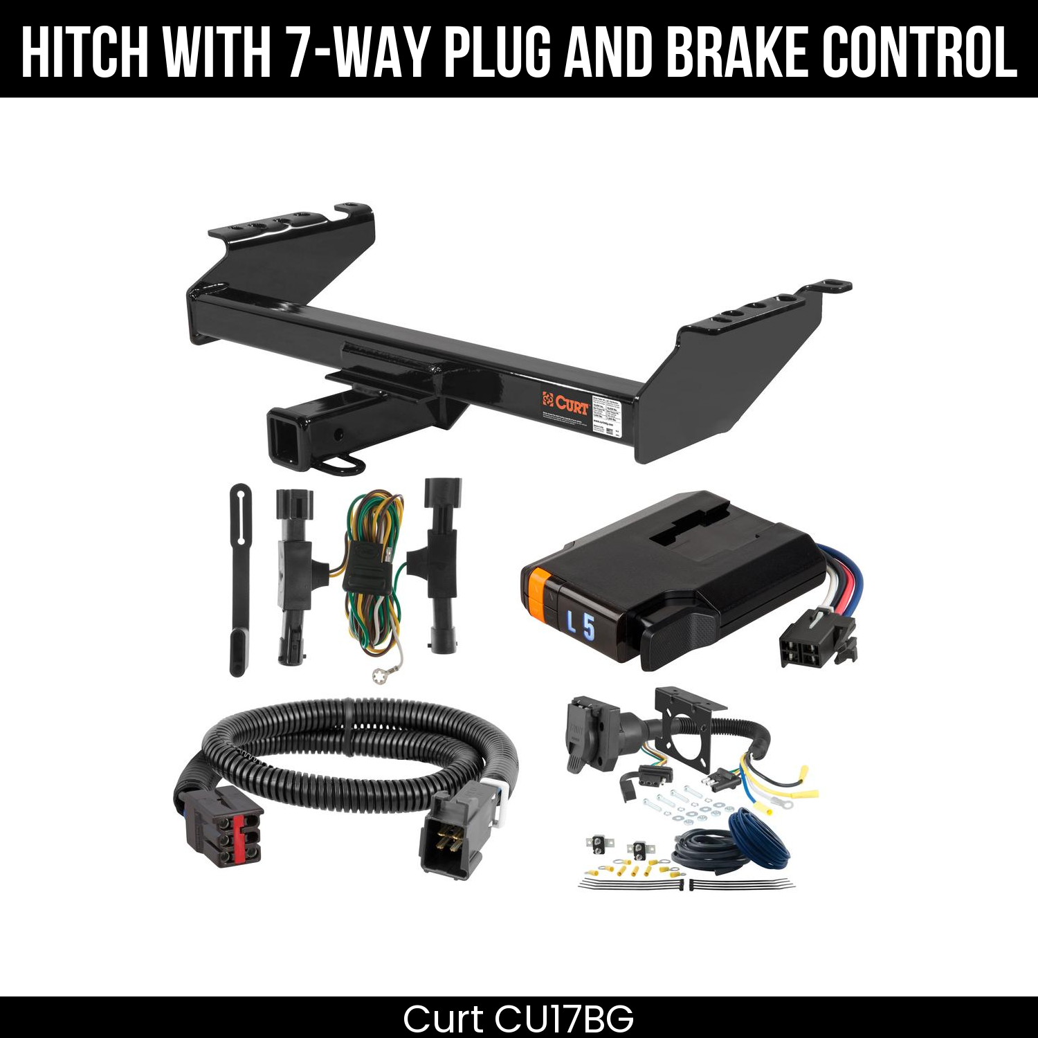 Trailer Hitch , 7-Way , Discovery Next Brake Control