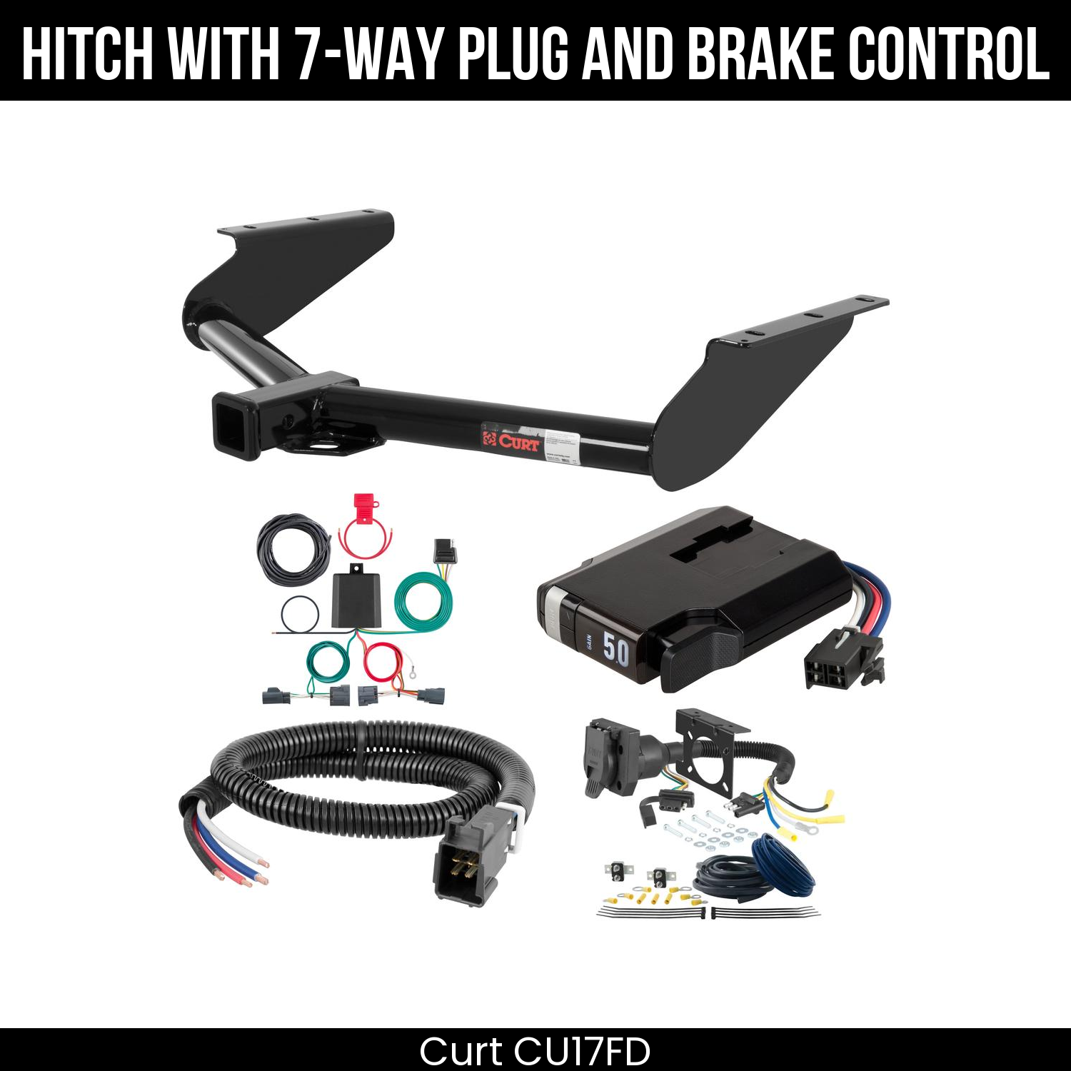 Trailer Hitch , 7-Way , TriFlex NEXT Brake Control