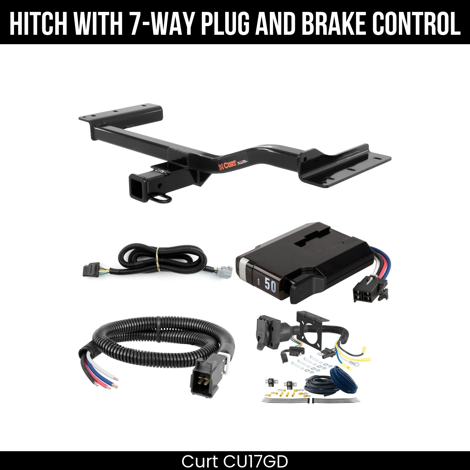 Trailer Hitch , 7-Way , TriFlex NEXT Brake Control