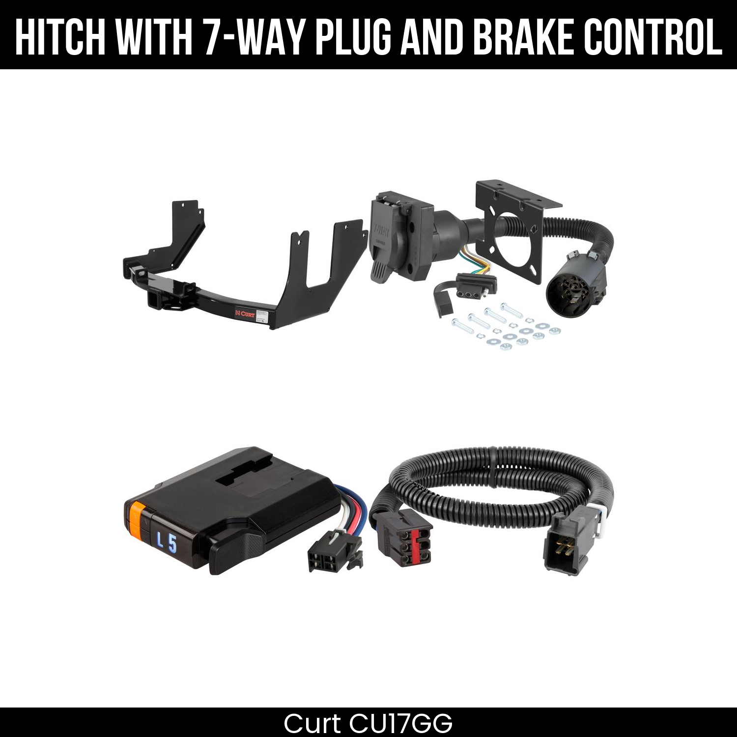 Trailer Hitch , 7-Way , Discovery Next Brake Control