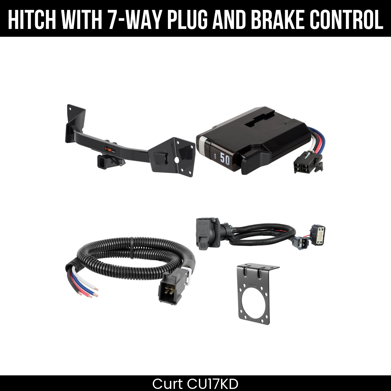 Trailer Hitch , 7-Way , TriFlex NEXT Brake Control
