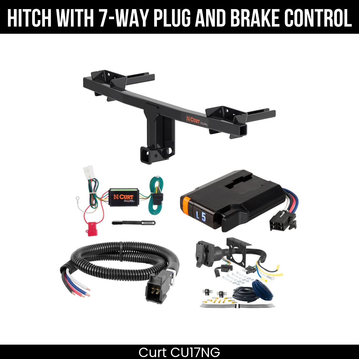 Trailer Hitch , 7-Way , Discovery Next Brake Control